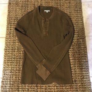Wallace & Barnes Waffle Knit Henley XS